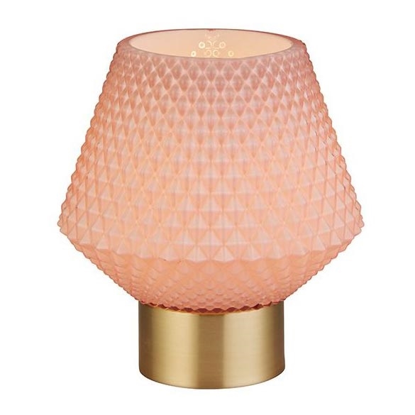 Searchlight - Lâmpada de mesa LAMP 1xE27/7W/230V rosa