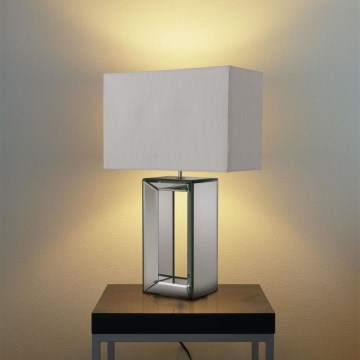 Searchlight - Lâmpada de mesa MIRROR 1xE27/60W/230V