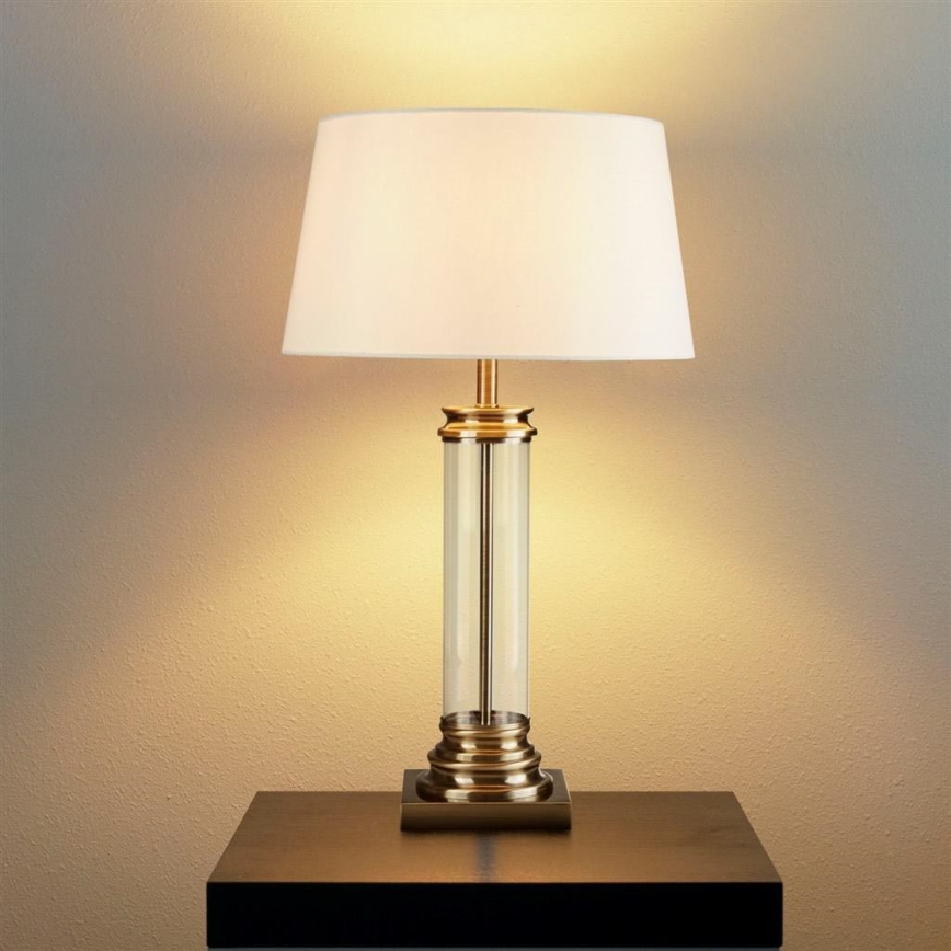 Searchlight - Lâmpada de mesa PEDESTAL 1xE27/60W/230V