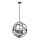 Searchlight - Lustre com corrente ORBIT 4xE14/60W/230V preto