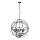 Searchlight - Lustre com corrente ORBIT 6xE14/60W/230V preto