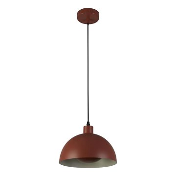 Searchlight - Lustre pendente MARS em cabo, 1xE27/60W/230V, Ø 40 cm, cor tijolo