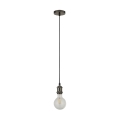Searchlight - Lustre suspenso em cabo SUSPENSION 1xE27/60W/230V antracite