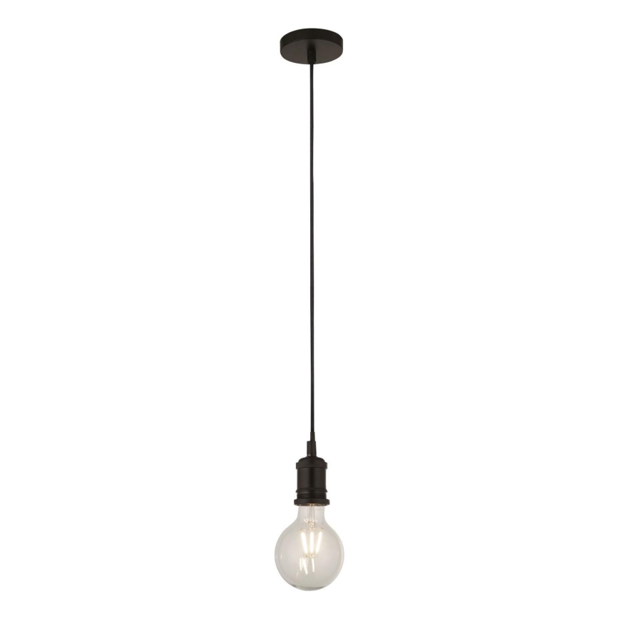 Searchlight - Lustre suspenso em cabo SUSPENSION 1xE27/60W/230V preto