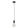 Searchlight - Lustre suspenso em cabo SUSPENSION 1xE27/60W/230V preto