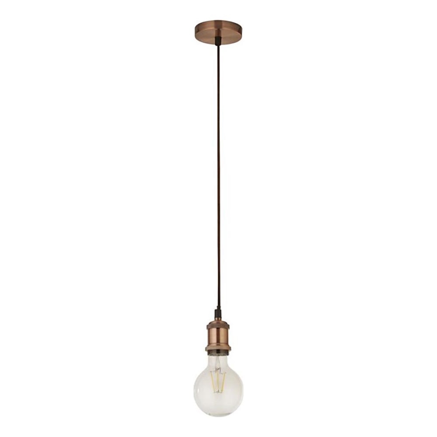 Searchlight - Lustre suspenso por cabo SUSPENSION 1xE27/60W/230V em cobre