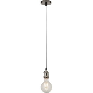 Searchlight - Lustre suspenso por cabo SUSPENSION 1xE27/60W/230V prateado