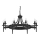 Searchlight - Lustre suspenso por corrente CARTWHEEL 8xE14/60W/230V preto