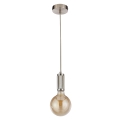 Searchlight - Lustre suspenso SUSPENSION 1xE27/60W/230V prateado