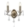 Searchlight - Luz de parede de cristal PARIS 2xE14/40W/230V