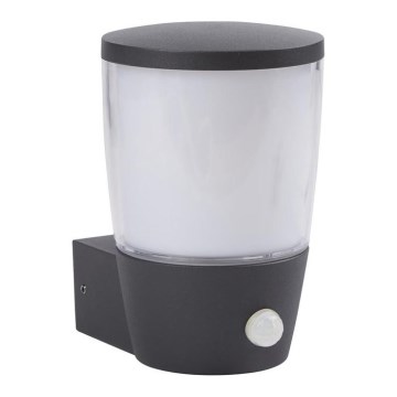 Searchlight - Luz de parede de exterior com sensor TUSCON 1xE27/7W/230V IP44