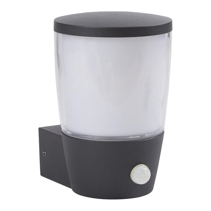 Searchlight - Luz de parede de exterior com sensor TUSCON 1xE27/7W/230V IP44