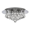 Searchlight - Luz de teto de cristal HANNA 4xG9/33W/230V