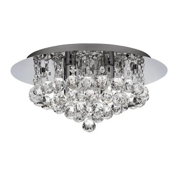 Searchlight - Luz de teto de cristal HANNA 4xG9/33W/230V