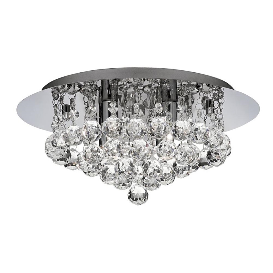 Searchlight - Luz de teto de cristal HANNA 4xG9/33W/230V