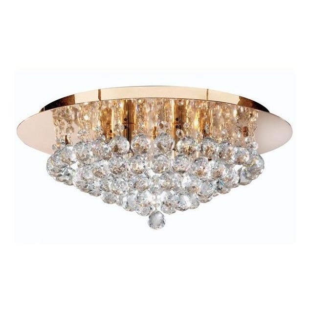 Searchlight - Luz de teto de cristal HANNA 6xG9/33W/230V