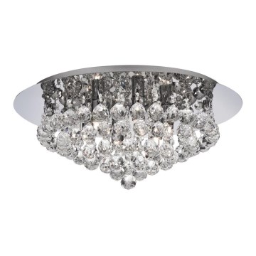 Searchlight - Luz de teto de cristal HANNA 6xG9/33W/230V
