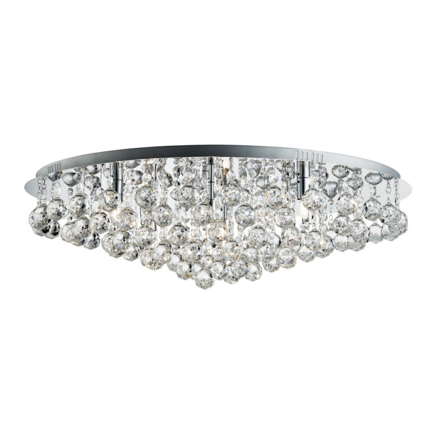 Searchlight - Luz de teto de cristal HANNA 8xG9/33W/230V
