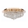 Searchlight - Luz de teto de cristal HANNA 8xG9/33W/230V