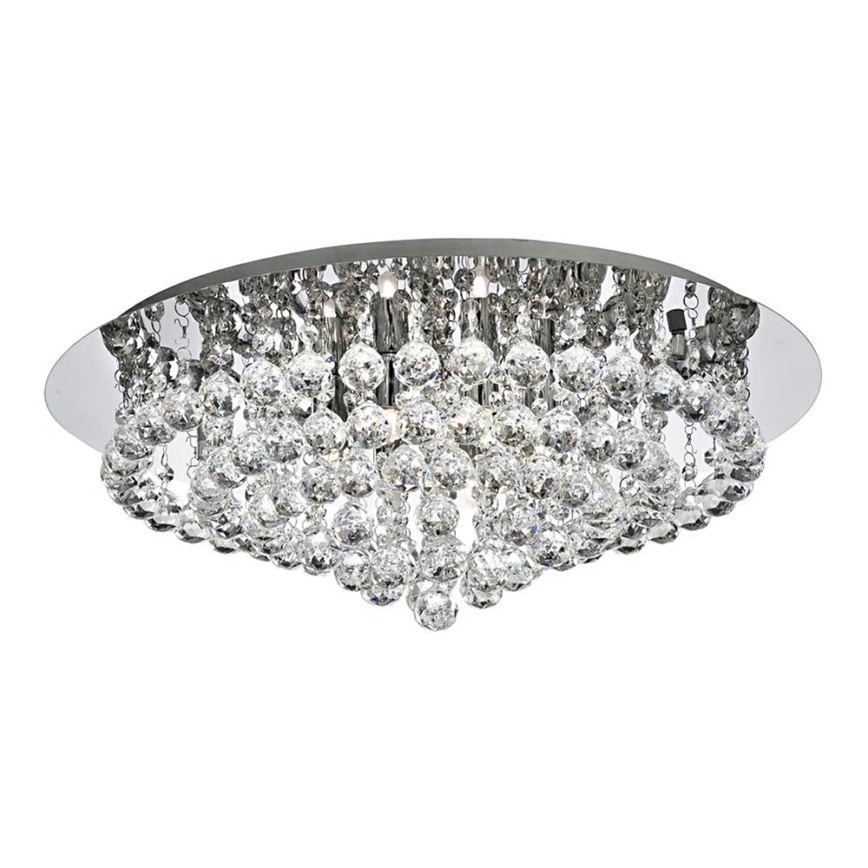 Searchlight - Luz de teto de cristal HANNA 8xG9/33W/230V