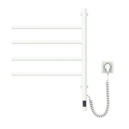 Secador elétrico giratório para toalhas com termostato ARABESQUE 150W/230V 64,6 cm IP44 branco