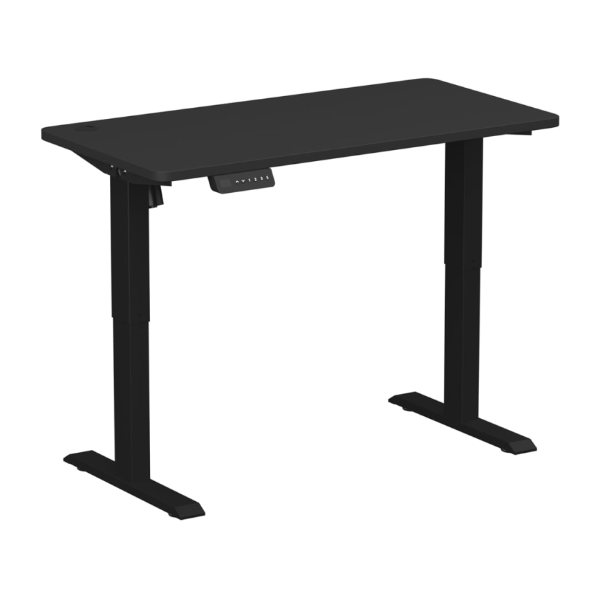 Secretária ajustável em altura LEVANO 120x60 cm preto