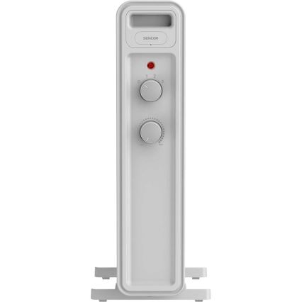 Sencor - Aquecedor a óleo com 7 aletas, 600/900/1500 W/230 V, branco