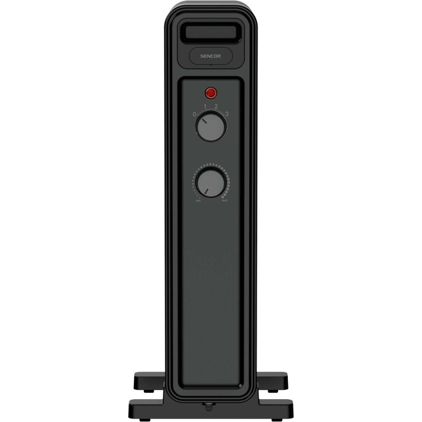 Sencor - Aquecedor a óleo com 7 elementos 600/900/1500W/230V preto