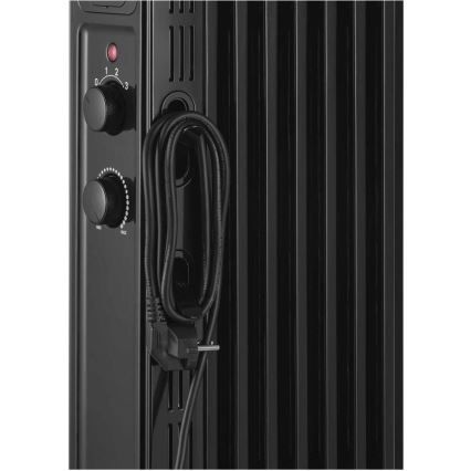 Sencor - Aquecedor a óleo com 7 elementos 600/900/1500W/230V preto