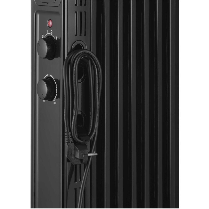 Sencor - Aquecedor a óleo com 7 elementos 600/900/1500W/230V preto