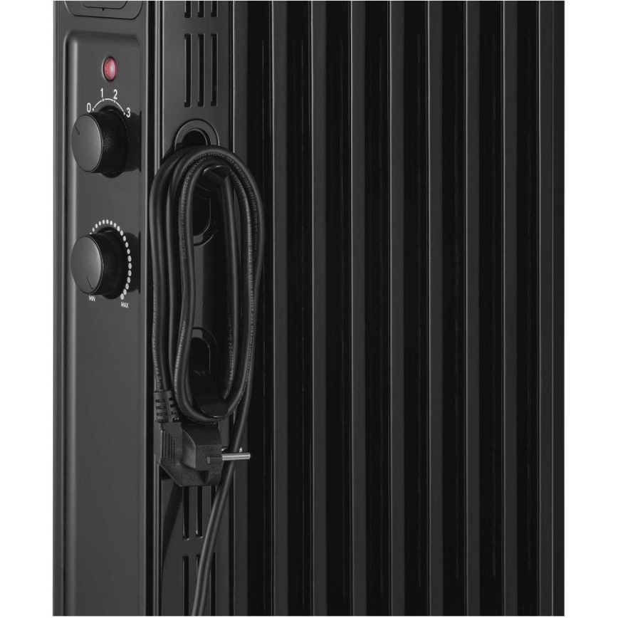 Sencor - Aquecedor a óleo com 9 aletas, 800/1200/2000 W, 230 V, preto