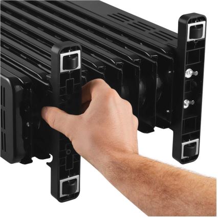 Sencor - Aquecedor a óleo com 9 aletas, 800/1200/2000 W, 230 V, preto