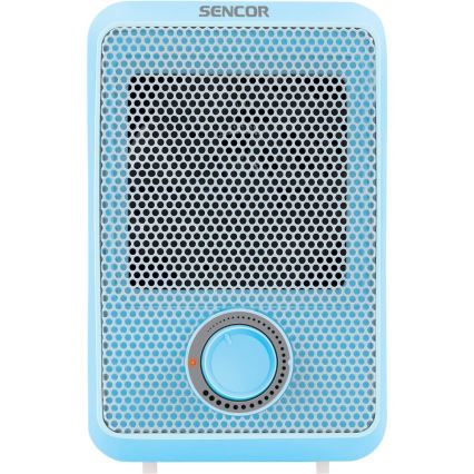 Sencor - Aquecedor de ar quente 600W/230V azul/branco