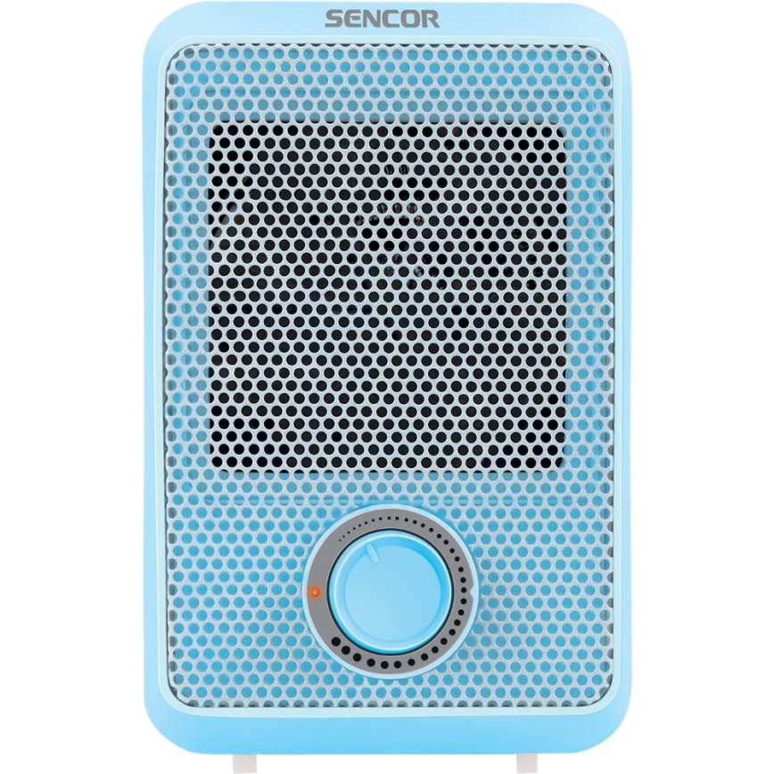 Sencor - Aquecedor de ar quente 600W/230V azul/branco