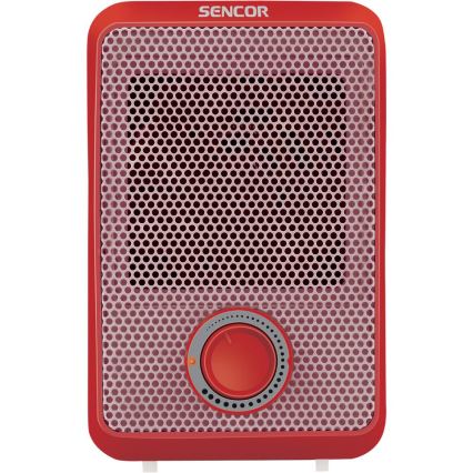 Sencor - Aquecedor de ar quente 600W/230V vermelho/branco