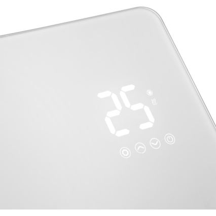 Sencor - Aquecedor elétrico/convector inteligente 1200/2400W/230V IP24 Wi-Fi branco