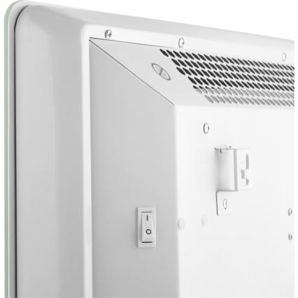 Sencor - Aquecedor elétrico/convector inteligente 1200/2400W/230V IP24 Wi-Fi branco