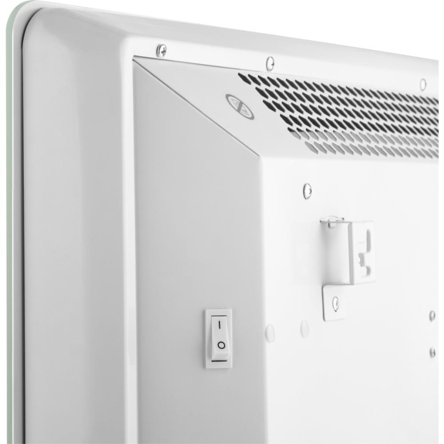 Sencor - Aquecedor elétrico/convector inteligente 1200/2400W/230V IP24 Wi-Fi branco
