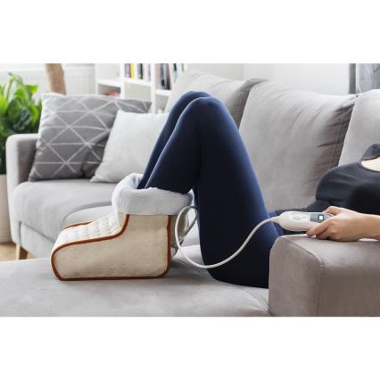 Sencor - Aquecedor elétrico para os pés 100W/230V bege