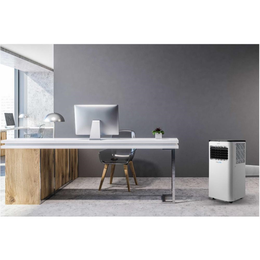 Sencor - Ar condicionado inteligente e portátil 3 em 1, incluindo acessórios 1050W/230V 10000 BTU Wi-Fi + comando