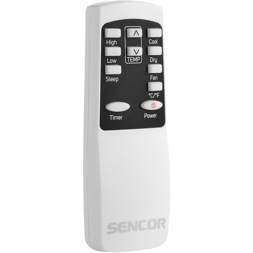 Sencor - Ar condicionado inteligente e portátil 3 em 1, incluindo acessórios 1050W/230V 10000 BTU Wi-Fi + comando