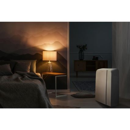 Sencor - Ar condicionado inteligente e portátil 3 em 1, incluindo acessórios 1450W/230V 12000 BTU Wi-Fi branco + comando