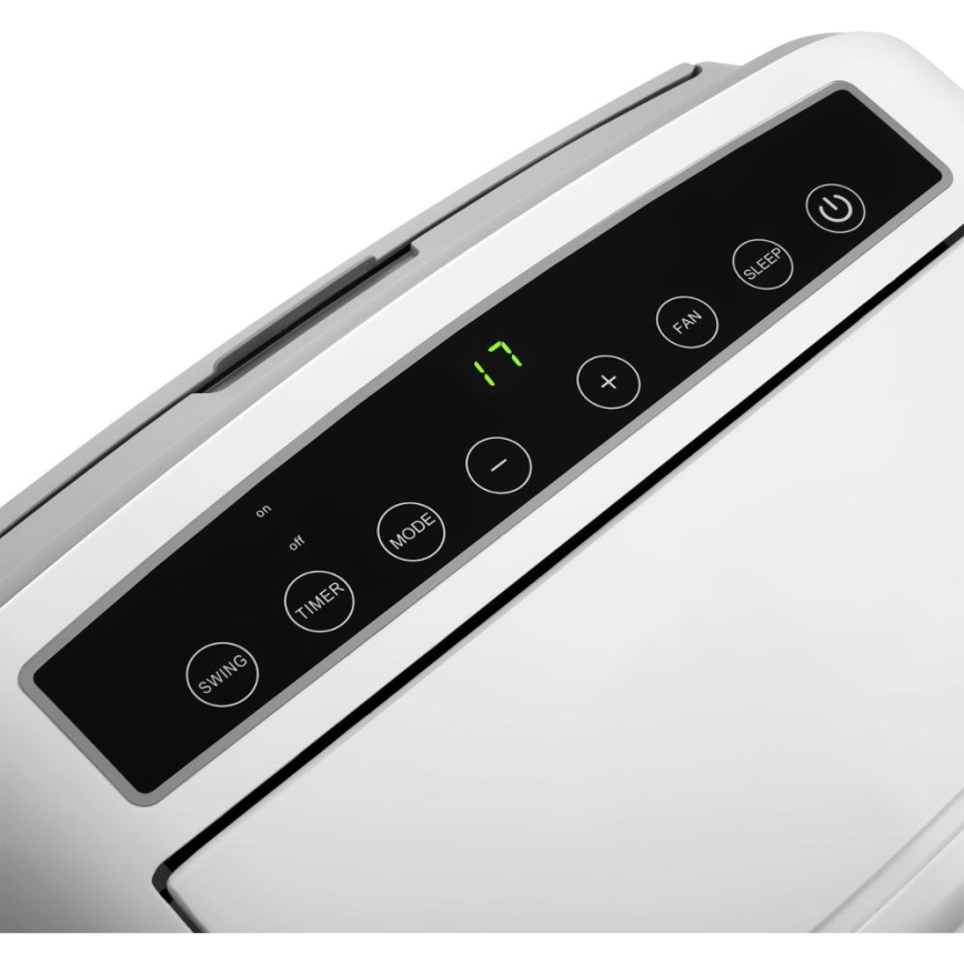 Sencor - Ar condicionado inteligente e portátil 3 em 1, incluindo acessórios 1450W/230V 12000 BTU Wi-Fi branco + comando