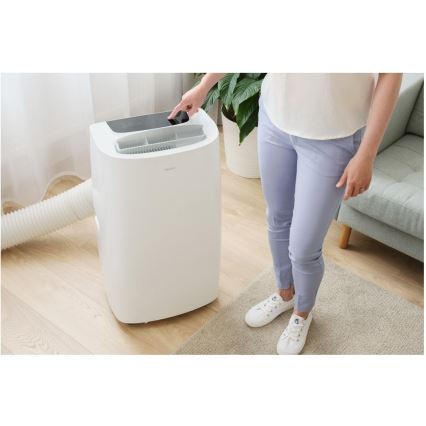 Sencor - Ar condicionado inteligente e portátil 3 em 1, incluindo acessórios 1700W/230V 16000 BTU Wi-Fi + comando
