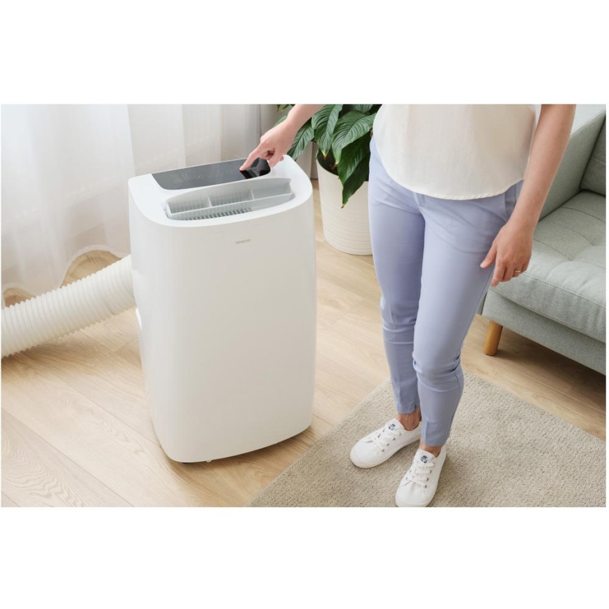 Sencor - Ar condicionado inteligente e portátil 3 em 1, incluindo acessórios 1700W/230V 16000 BTU Wi-Fi + comando