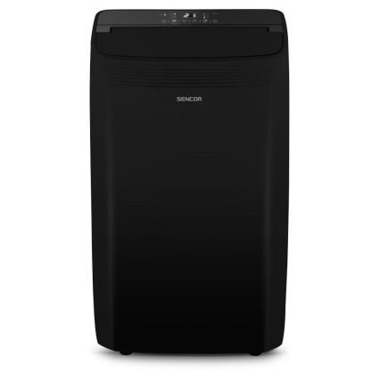 Sencor - Ar condicionado inteligente e portátil incluindo acessórios completos 900W/230V 9000 BTU Wi-Fi preto + comando
