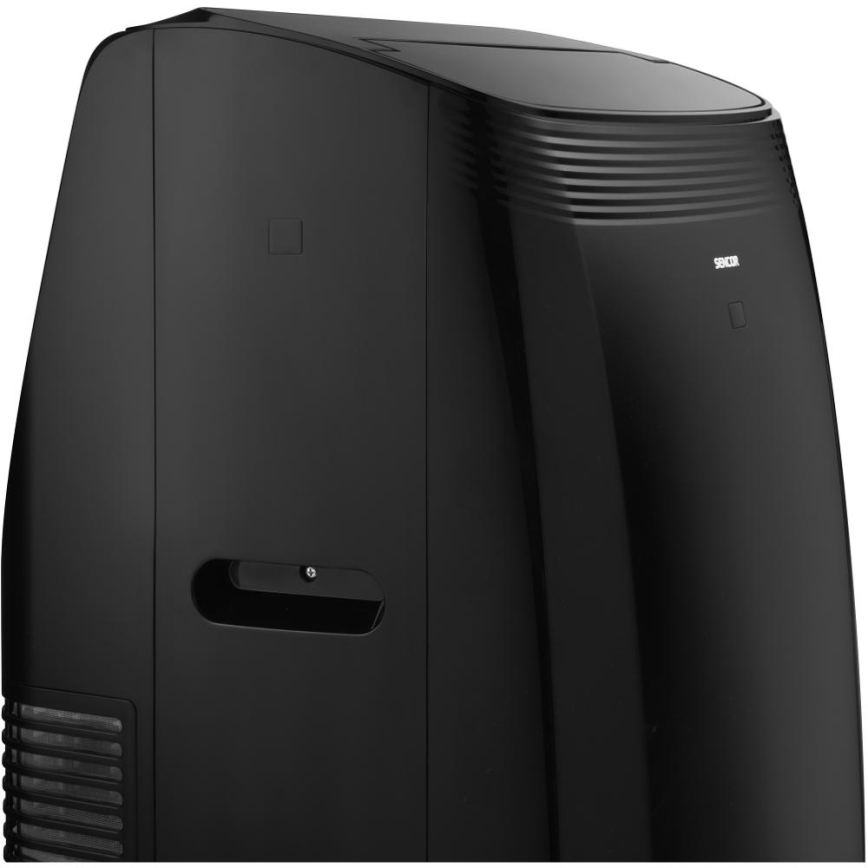 Sencor - Ar condicionado inteligente e portátil incluindo acessórios completos 900W/230V 9000 BTU Wi-Fi preto + comando