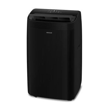Sencor - Ar condicionado inteligente e portátil incluindo acessórios completos 900W/230V 9000 BTU Wi-Fi preto + comando