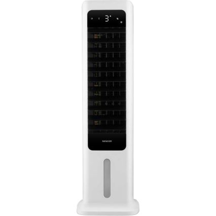 Sencor - Arrefecedor de ar móvel inteligente 60W/230V Wi-Fi branco + comando