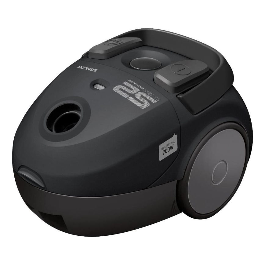 Sencor - Aspirador com saco 1,5 l 700W/230V preto